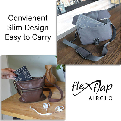 Airplane Travel Essentials for Flying Flex Flap Cell Phone Holder & Flexible Tablet Stand for Desk, Bed, Treadmill, Home & in-Flight Airplane Travel Accessories - Travel Must Haves Cool Gadgets