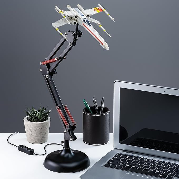 Star Wars X Wing Posable Desk Lamp - Officially Licensed Disney Star Wars Merchandise - Decor and Gifts for Men | Paladone