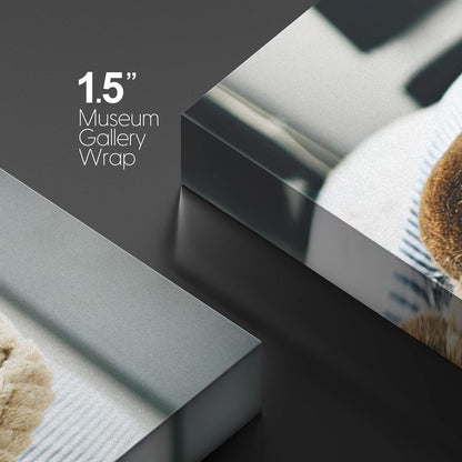 NWT Custom Canvas Prints with Your Photos for Pet/Animal, Personalized Canvas Pictures for Wall to Print Framed 16x24 inches