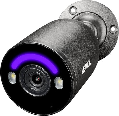 Lorex 4K Wired Security Camera – Outdoor & Indoor Add on PoE Wired Camera Surveillance System for Home & Business – Motion Detection & Smart Security Lighting, Color Night Vision