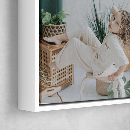 Personalized Custom Canvas Prints: Photo On Canvas (White, 24X32) Transform Your Photos into Stunning Framed Wall Art Digitally Printed Photo To Canvas Ideal for Home Decor, Gifts Keepsakes.
