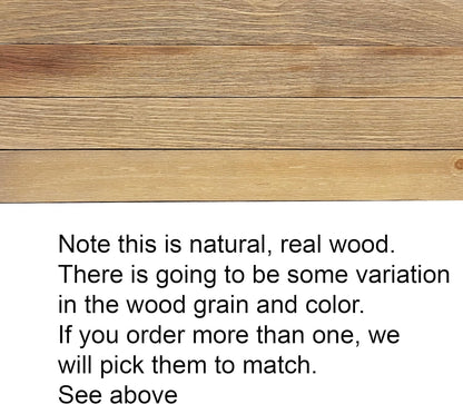 joelsantiques 36 Inch Wooden Floating Shelves for Wall - 36x6x2 in - Made of Natural Wood - Long Heavy Duty Rustic Wall Shelves for Bedroom - Perfect for Living Room, Kitchen - Natural
