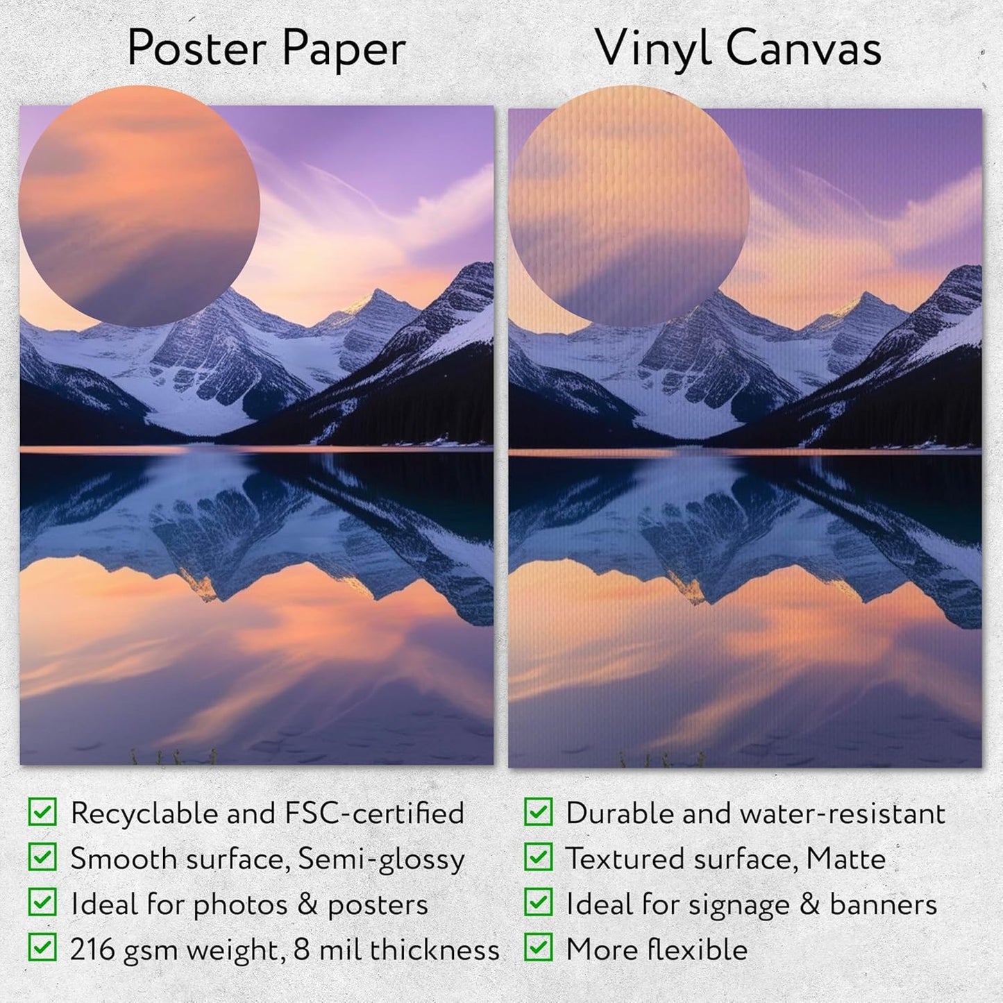 Custom Poster Print, 10x8, Upload Any Photos/Images, Personalized Photo Prints, DIY Your Own Poster, Photo to Poster Printing