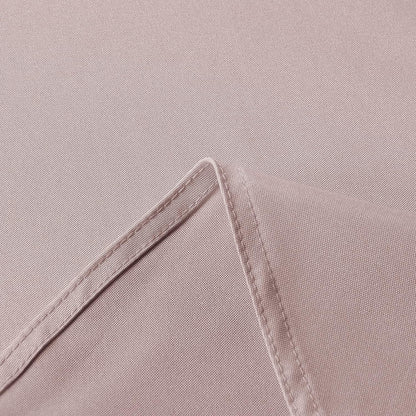 sancua Square Tablecloth - 54 x 54 Inch - Stain and Wrinkle Resistant Washable Polyester Table Cloth, Decorative Fabric Table Cover for Dining Tables, Buffet Parties and Camping, Blush