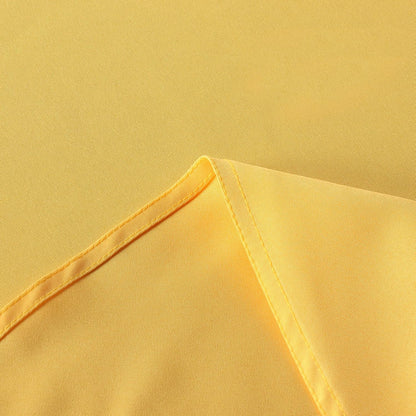 sancua Square Tablecloth - 54 x 54 Inch - Stain and Wrinkle Resistant Washable Polyester Table Cloth, Decorative Fabric Table Cover for Dining Tables, Buffet Parties and Camping, Yellow