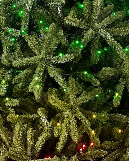 Balsam Hill 7ft Pre-Lit Classic Blue Spruce - Artificial Christmas Tree with Twinkly Lights, Easy Plug Technology, Premium Stand & Storage Bag for Indoor Holiday Decorating