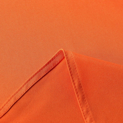 sancua Rectangle Tablecloth - 54 x 78 Inch - Stain and Wrinkle Resistant Washable Polyester Table Cloth, Decorative Fabric Table Cover for Dining Tables, Buffet Parties and Camping, Orange