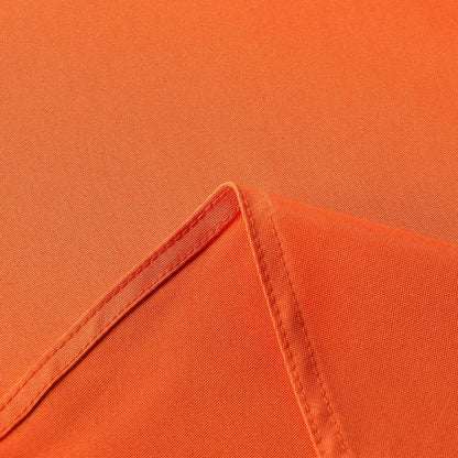 sancua Rectangle Tablecloth - 70 x 90 Inch - Stain and Wrinkle Resistant Washable Polyester Table Cloth, Decorative Fabric Table Cover for Dining Tables, Buffet Parties and Camping, Orange
