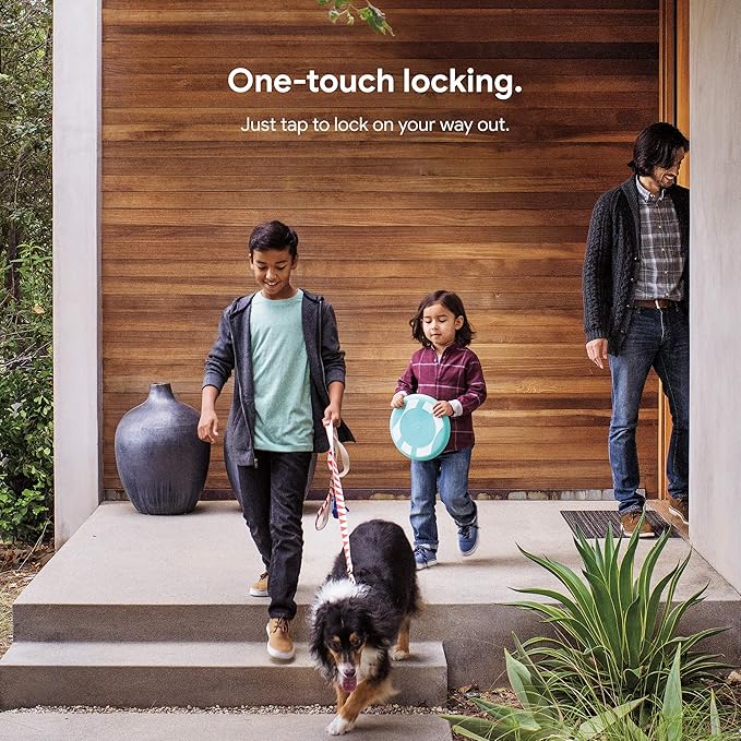 Google Nest x Yale Lock - Tamper-Proof Smart Lock for Keyless Entry - Keypad Deadbolt Lock for Front Door - Oil Rubbed Bronze