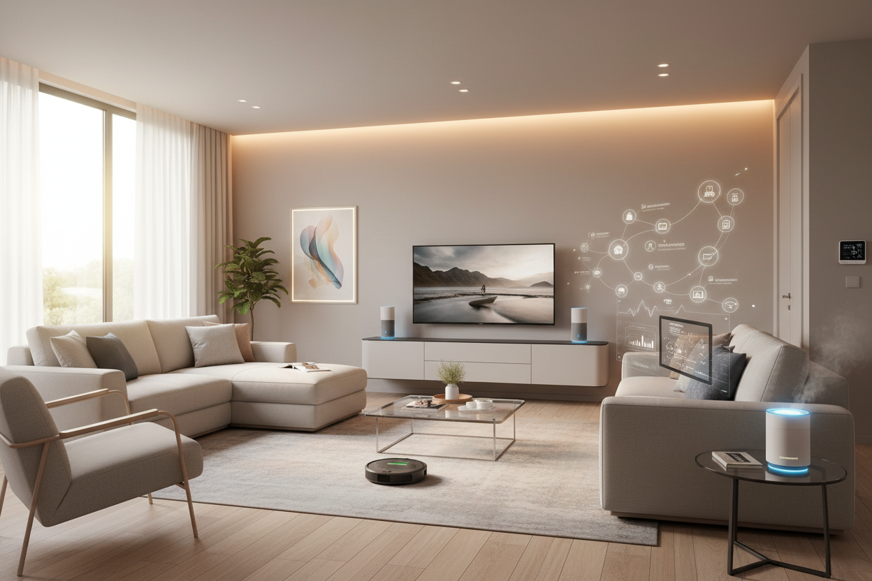 "I love how all my devices work together effortlessly. The automation features save me time every day. EaseOn really makes smart living easy and fun." -Emily R. (reviews products and make it real photo) 